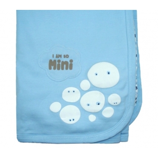 ZIP ZAP - Fully lined 100% cotton baby cuddle wrap ' i am so mini' -- £3.99 per item - 4 pack